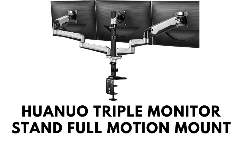 HUANUO-Triple-Monitor-Stand-Full-Motion-Mount