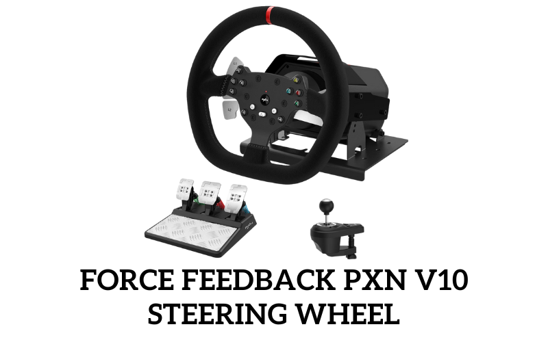 Force-Feedback-PXN-V10-Steering-Wheel