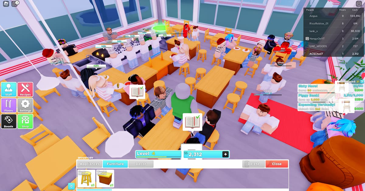 How To Get More Customers In My Restaurant Roblox Roblox My